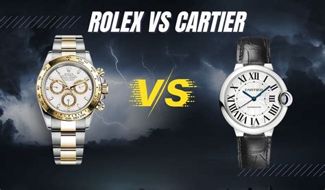 rolex vs cartier watches